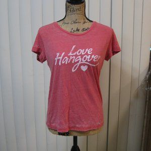 NWT Express red Love Hangover graphic t shirt top XS extra small